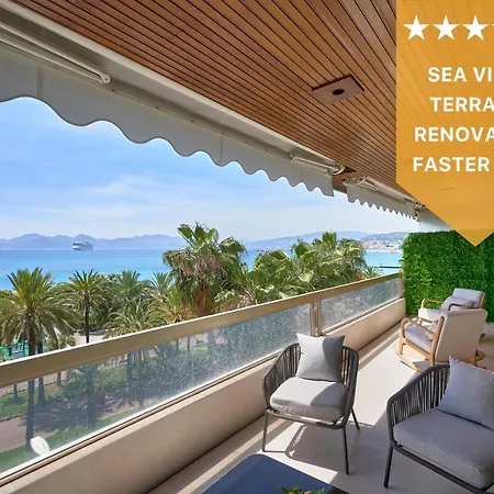 La Reale 2 Beds Croisette Beaches Sea View Parking Free